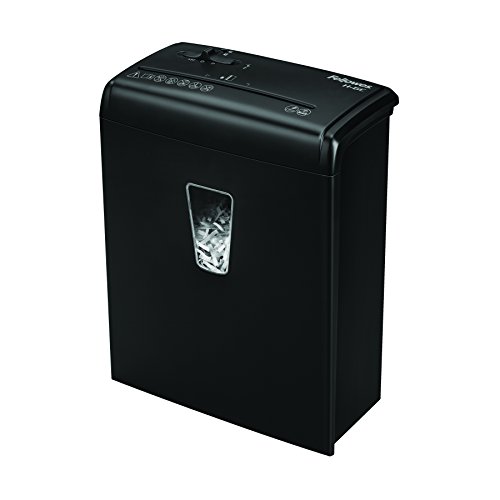 Fellowes Powershred H-6C 6-Sheet Cross-Cut Paper and Credit Card Shredder with SafetyLock (4682101)