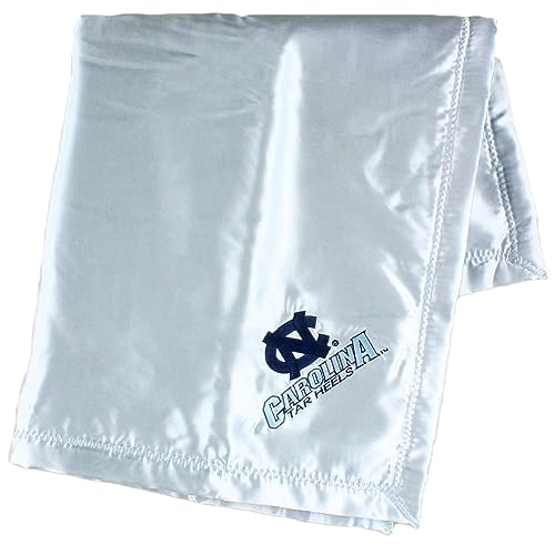 Image of Comfy Feet Everything Comfy North Carolina Tarheels Silky and Super Soft Plush Baby Blanket, 28" x 28"