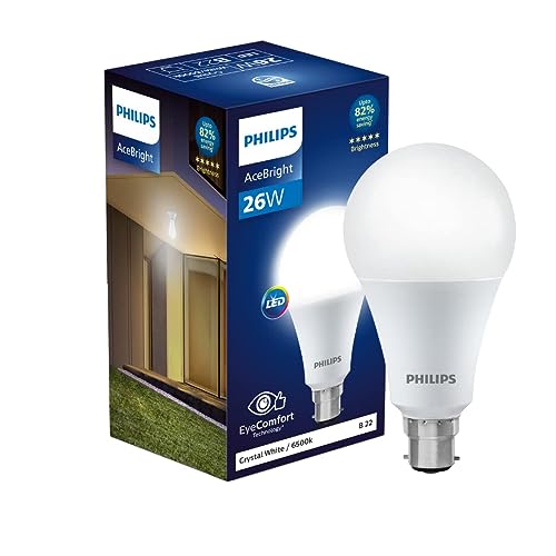 Image of PHILIPS Stellar Bright 26W B22 LED Bulb,Cool Daylight,Pack of 1