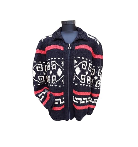 Acrylla Big Lebowski Cardigan Sweaters For Men Handmade thumb #4