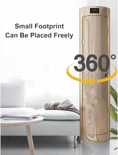 360 Rotating Shoe Rack Tower, Verticale Lazy Susan Organizer per l'entrata in entrata, Il Soggiorno, corridoio, scaffalatura Regolabile in PVC e Vetro, Design di Risparmio dello Spazio, 40 cm