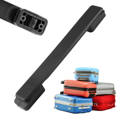 Asas para Maletas, Manija de Equipaje de Reemplazo, Mango de Plástico para Equipaje de 20 cm de Longitud, para Maletas de Viaje, Maletines de Herramientas, Negro
