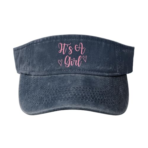 It's A Girl Cap Gender Reveal Baby Shower Welcome Newborn Sun Visor Hat