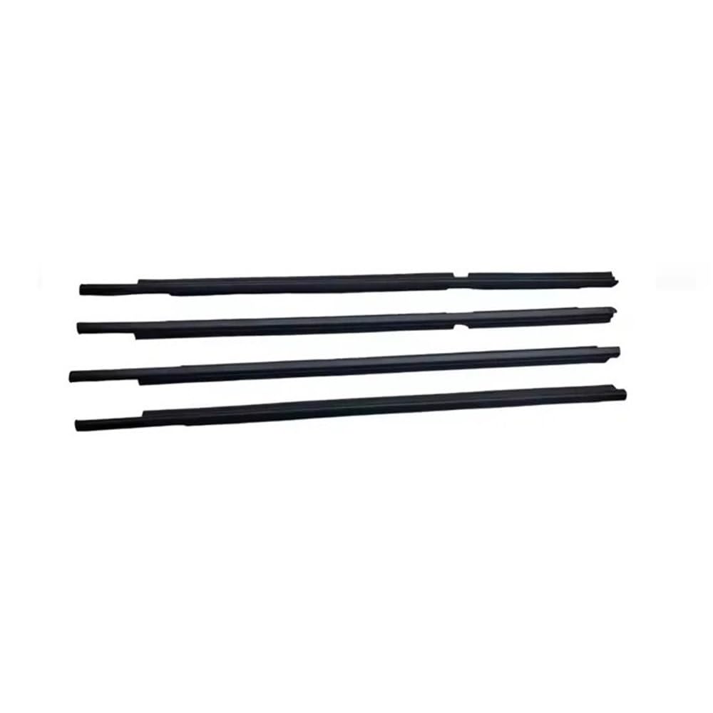 Sealing Strip 4 Pcs Outer Door Glass Weatherstrip Moulding for Toyota for Yaris 2005-2011 for Vitz 2005-2010 68160-52110 68210-52110