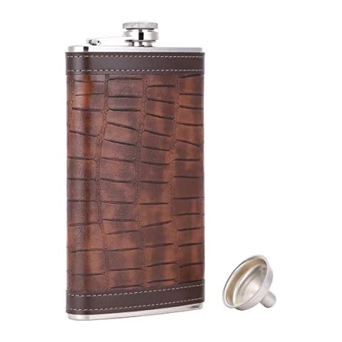 TANEAXON Flachmann mit Trichter und Box, 340 ml Cover