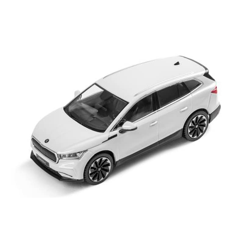 Skoda 5LA099300S9R Model Car ENYAQ iV Miniature 1:43 Scale White