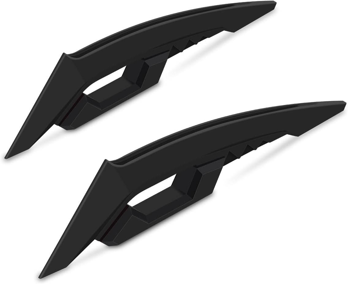GONAMA Universal Motorcycle Side Winglet Aerodynamic Wing Spoiler Helmets Fairing Winglets Side Spoilers Deflector Air Wings Kit Aerodynamic Wi_ngs SPO_ilers hel_Mets Wings (Black)-image-48