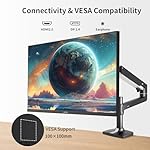 27 Inch QHD Computer Monitor, 2K 100Hz IPS Gaming Monitor, 1440P Frameless Eye Care PC Office Monitor with HDMI/DP, FreeSync & G-Sync, HDR10, VESA, Tilt Adjustable - Image 5