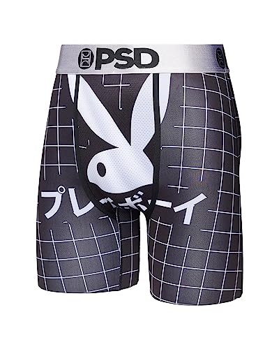 PSD Men's Basic Solid Boxer Briefs - 7 Inch Inseam Breathable and Supportive Men's Underwear with Moisture-Wicking Fabric