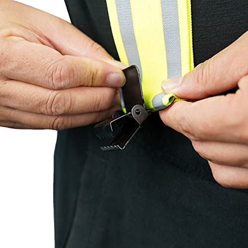 KUNN Safety Reflective Suspender Safety & High Visibility Men Work Suspender