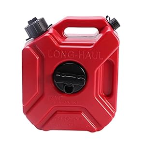 FDKJOK 3L Accessoires Lange Haul Anti-Statische Jerry Kan Trip Brandstoftank Backup Draagbaar (Rood)
