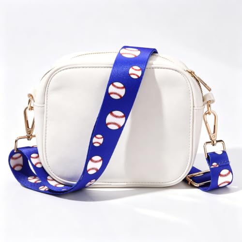 Image of NVENF Game Day Purse Strap Replacement Baseball Basketball Soccer Golf Crossbody Shoulder Bag Straps for Stadium Clear Purse (Style L)