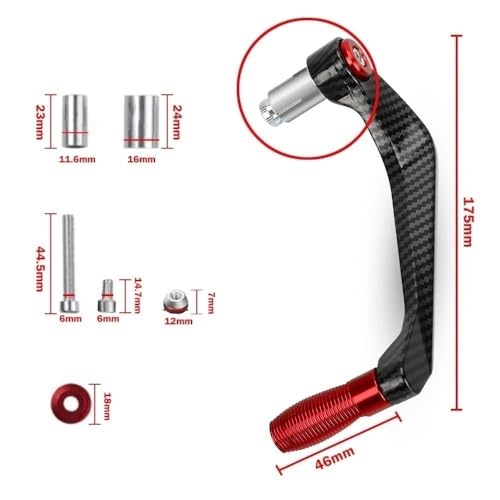 Moto protecteur main poignée guidon 7/8 pouces leviers FZS600
