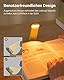 DEWENWILS Bernsteinfarbene Leselampe Buch Klemme,Blaulicht-Blockierung, Wiederaufladbare Klemmleuchte für Lesen im Bett, 3 Einstellbare Helligkeitsstufen, Geschenk für Kinder und Bücherwürmer