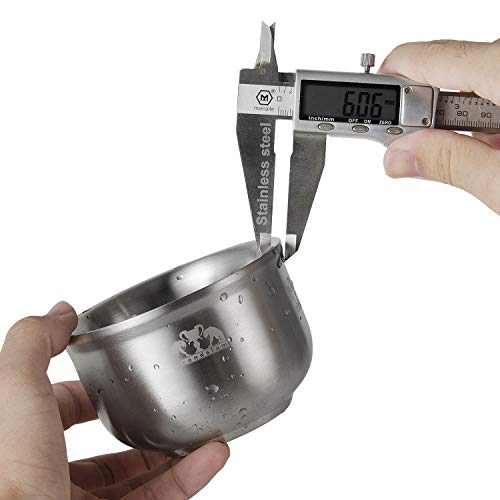 Grandslam 38158 Shaving Soap Bowl, 304 Heavy Duty Stainless Steel Shaving Lather Bowl thumb #4