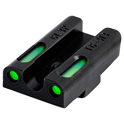 Image of Truglo TFX PRO Handgun Sight, Glowing Shock Proof Tritium and Fiber Optic Night Sight for Handguns, Compact, Durable, and Snag Free Sight