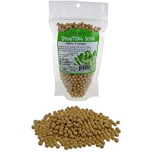 Certified Organic Dried Yellow Soybeans - 8 Oz - Perfect for Use in a Soy Milk Making Machine to Make Soy Milk. Makes Tofu, Roasted Soy Beans, Emergency Food Storage, More