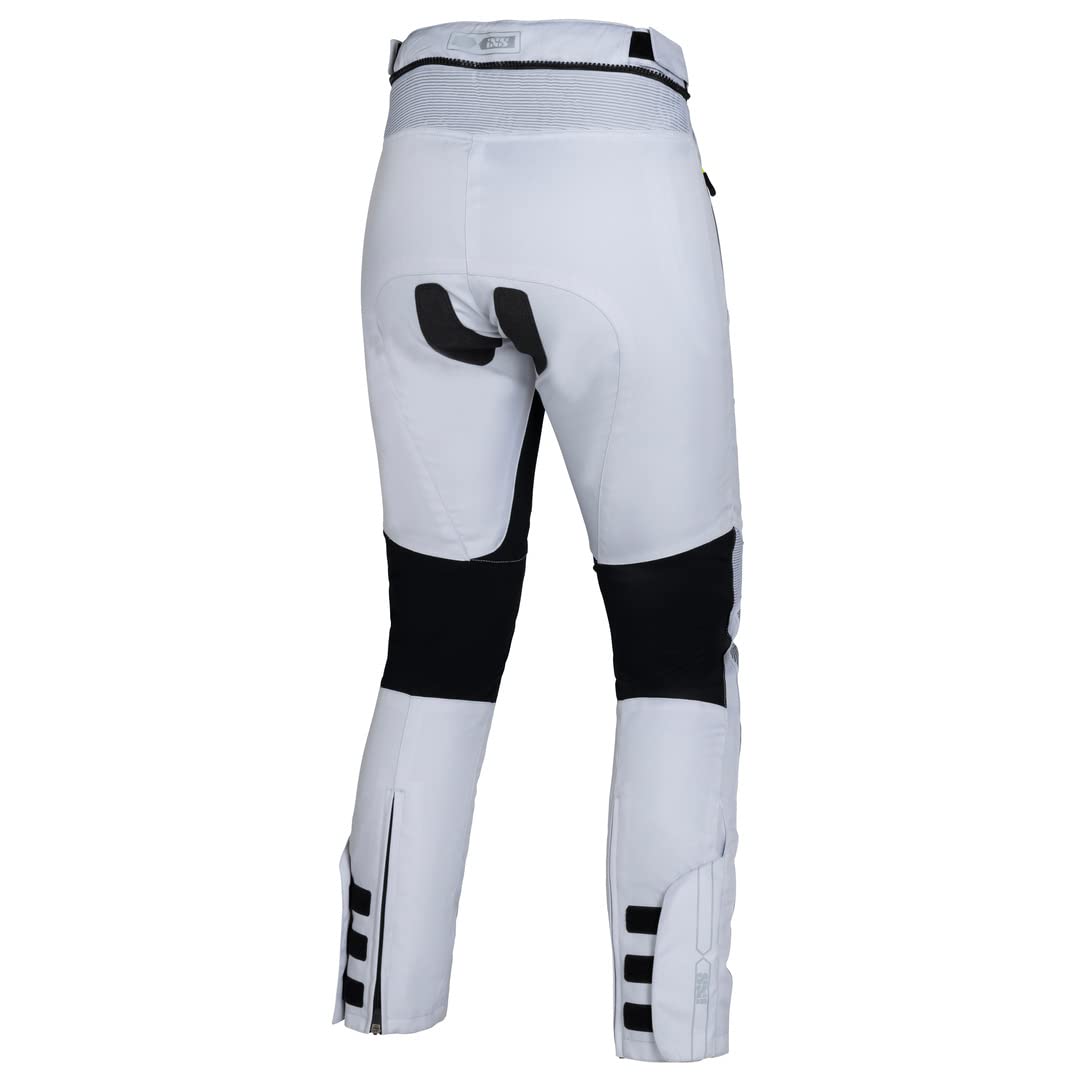 IXS Trigonis-Air Damskie spodnie motocyklowe tekstylne, jasnoszary/czarny, S