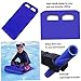Xweptuy Snow Carpet Sled, Roll Up Flying Carpet Sled, Lightweight Snow Sledge Portable Rolling Slider for Children Adult, 53x18 Inches (Blue) &