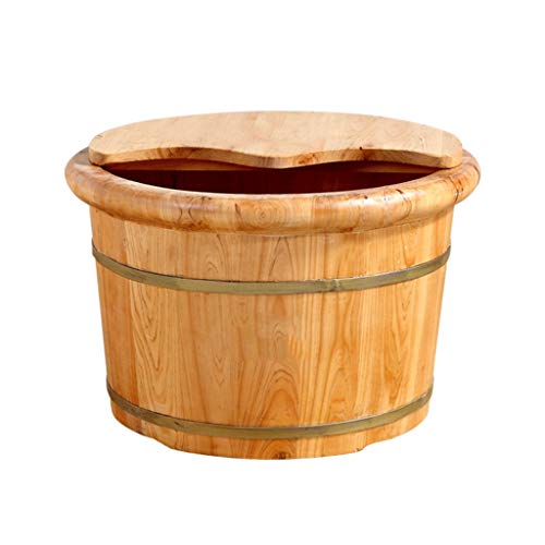 Baño de pies de madera de cedro para pedicura