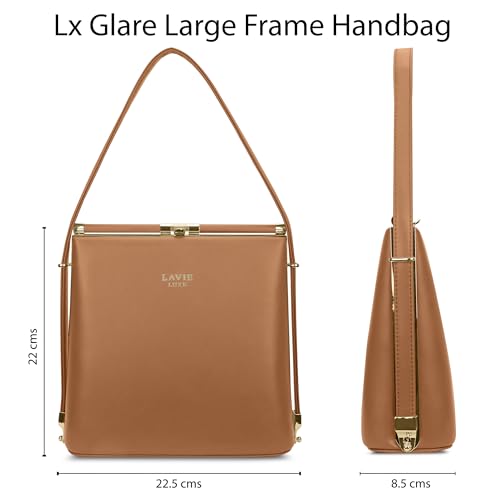 Image of Lavie Luxe Women's Glare Satchel Bag | Satchel Handbag for Work | Ladies Purse | Stylish Shoulder Bag | Gift for Women