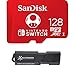 Produktbild SanDisk 128GB MicroSDXC UHS-I Card for Nintendo Switch & BlueProton USB 3.0 MicroSDXC Card Reader
