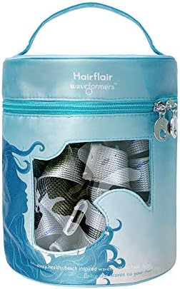 Waveformers Hair curlers Styling kit Ocean Hair: 16 No Heat Hair curlers and 1 Styling Hook for Extra Long Hair up to 22 inches (55cm) Long