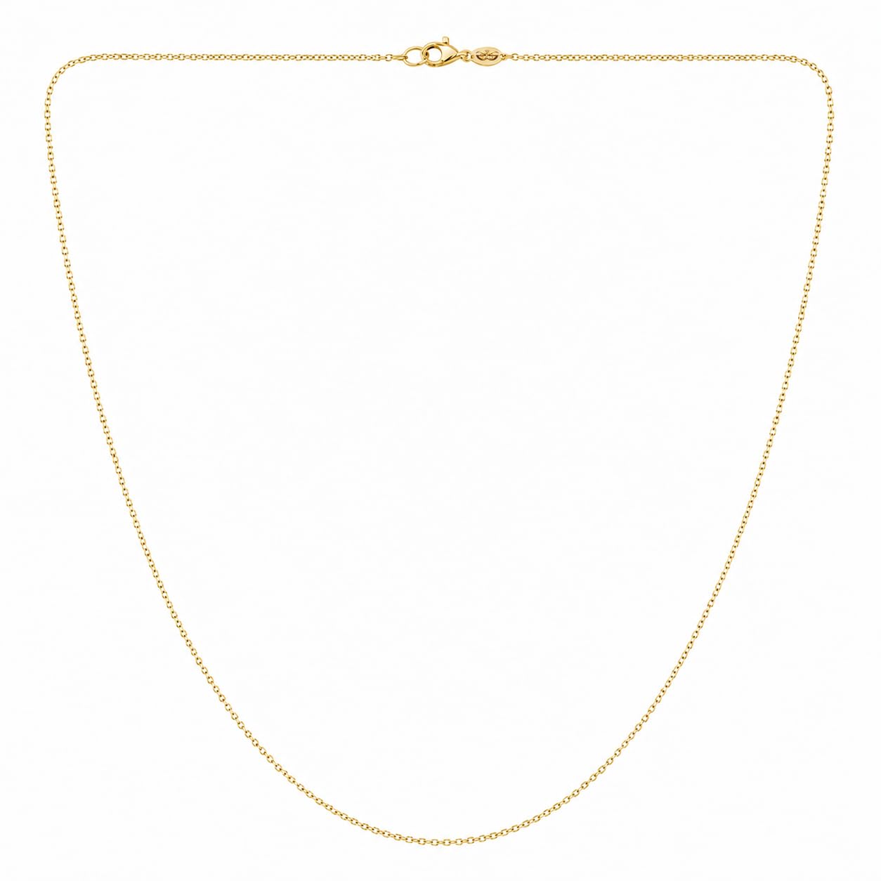 Cadena 1J - Oro de 18 quilates - 1.170 gr - Cadena fina 40 cm - Valor refugio - Idea regalo - Sello 750 - Certificado de autenticidad - Salia Gold Paris