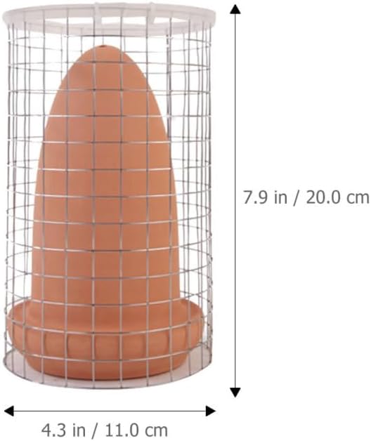 UPKOCH Fish Spawning Bucket with Isolate Net Breeding Cone for Angelfish Shrimp Aquarium Fish Egg Hatching 7.87X4.33X4.33In