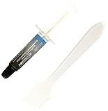 Easycargo 1g Silver Thermal Paste Kit, High Performance Thermal Conductive Grease, Heatsink Silver Thermal Compound for Cooling Heat Sink Interface Processor CPU GPU VGA LED Transistors (1g)