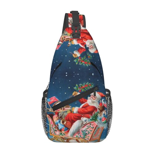 Sac à bandoulière Merry Christmas idéal pour vos randonnées et voyages actifs