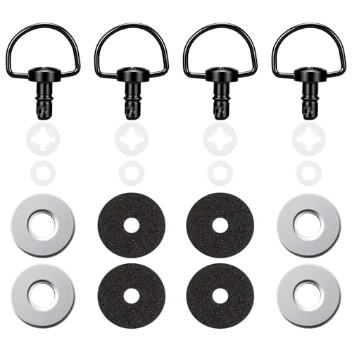 Image of Black UTV X3 Roof Pins Clips Quick Release Bolts Hardware for 2017-2025 Can Am X3 / X3 Max (Replace OEM# 715003815 & 250100186)