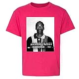 Pop Threads Mugshizzle Celebrity Mugshot Music Youth T-Shirt for Kids Pink XS