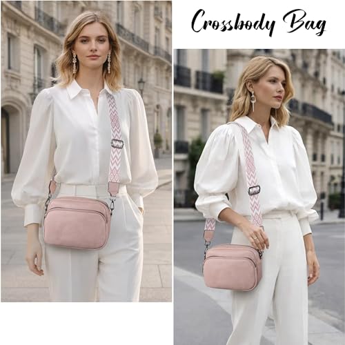 Image of TANTOMI Small Crossbody Bag for Women, Vegan Leather Shoulder Bags for Women, Travel Purse with Adjustable Shoulder Strap