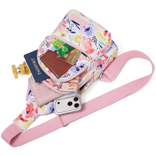 Image of Banelu Small Sling Backpack Crossbody Bags for Women Men, Sling Bag Cross Body Bag Fanny Packs Crossbody Purses