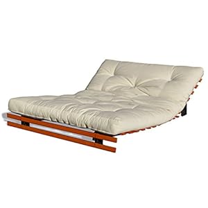 cinius Slaapbank Futon 140 x 200 cm, model Toronto met matras Futon