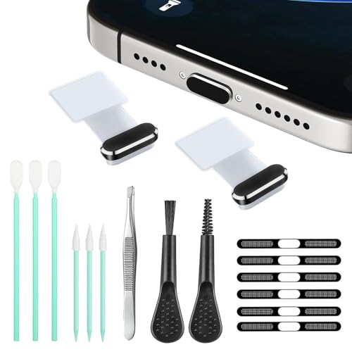 Brosses de nettoyage Type C pour haut-parleur iPhone 16 et kit de maintenance USB C