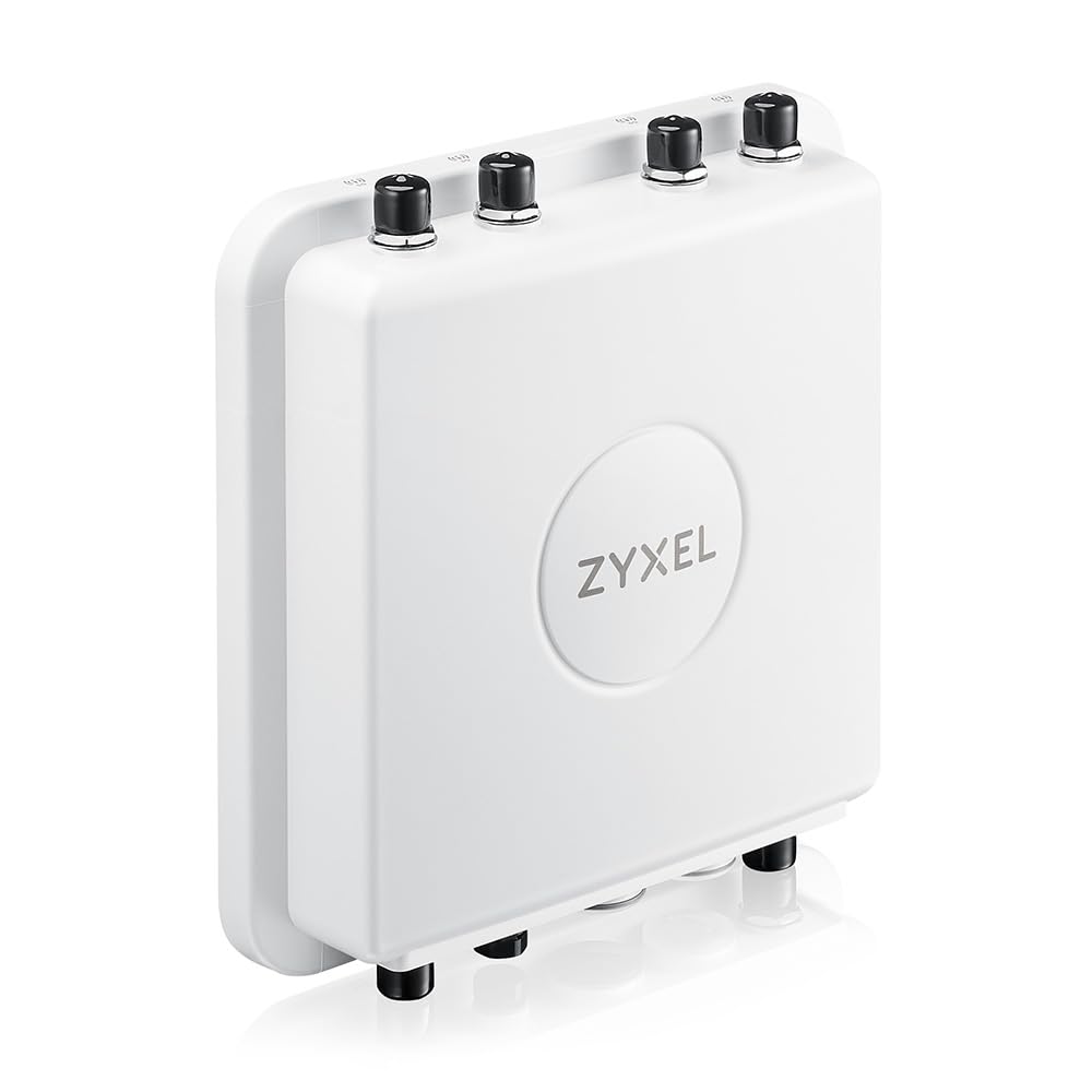 Zyxel WAX655E AX5400 Dual-Radio WiFi 6 (802.11ax) Outdoor Access Point | 1x 2.5G Port Ethernet, Dual-Radio, NebulaFlex, Mesh, VLAN Tagging, Elastyczne Opcje Anten, Wytrzymala Konstrukcja