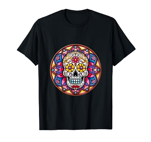 El Dia de los Muertos Jour des Morts Crâne Doux Halloween T-Shirt