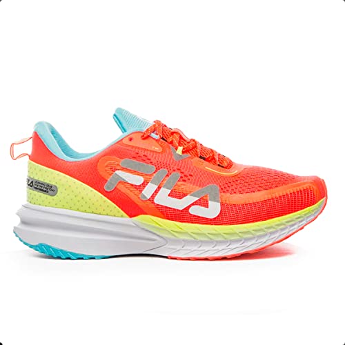 Tênis Fila Racer T2 Feminino Coral Verde e Azul