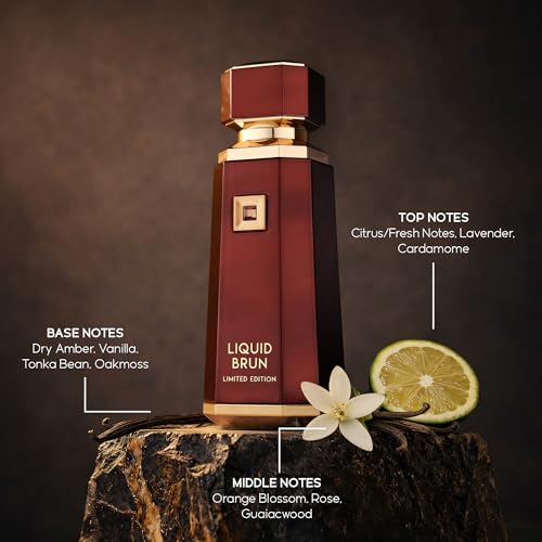 Image of French Avenue Liquid Brun Limited Edition Extrait de Parfum for Men, 150ml | Cardamom, Lavender, Orange Blossom & Vanilla | Premium perfume for Men & Women