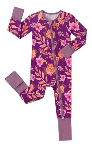 Bamboo Viscose Pajamas Baby Footless Romper - Baby Infant Boys Girls One Piece Jumpsuits Clothes