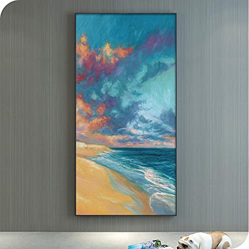 Paysage nordique affiches montagnes abstraites pour habiller un grand mur vide