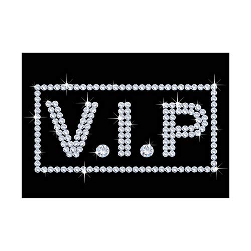 Vip Diamonds Bling Vajazzle Sign Photo Wall Art Print