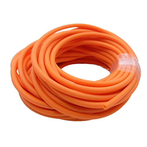 Nature Latex Rubber Hoses, Antifreeze Tension Rope Pipe High Resilient Elastic Tube Slingshot For Hunting Slingshot Catapult Bow (Color : Orange, Length : 1M)