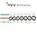 Keysy Rewritable RFID Ring 125kHz T5577 for Access-Control (Sizing Kit, Sizing Kit)