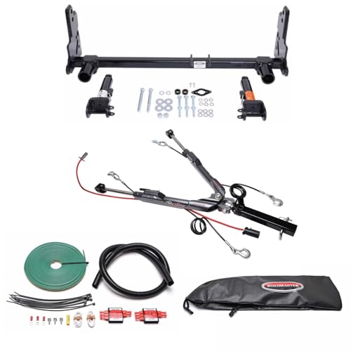 TrendsAuto Roadmaster Sterling All-Terrain Tow Bar and Baseplate Combo with Wiring Kit for LED Bulbs fits 2019-2025 Gladiator JT Mojave with LED Taillights | Includes Decal