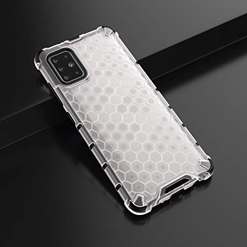 Image of Glasgow | for Samsung Galaxy A51 Honeycomb Dual Layer Hard Back Bumper Case Cover for Samsung Galaxy A51 - Black