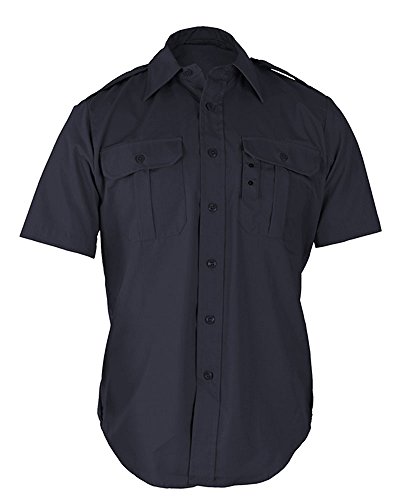 Propper Men's Short Sleeve Tactical Dress Shirt, Dark Navy, 3 x Large
