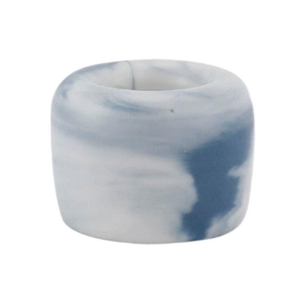 Organizer Per Spazzolino Da Denti Supporto Base For Spazzolino In Ceramica Creativa Con Motivi In ​​marmo Accessori Da Bagno(Blue)